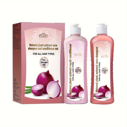 Onion & Biotin Shampoo and Conditioner Set with Rosemary