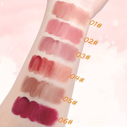 Cloud Chocolate Bear Lip Glaze- Matte Velvet, Waterproof for All Day Wear