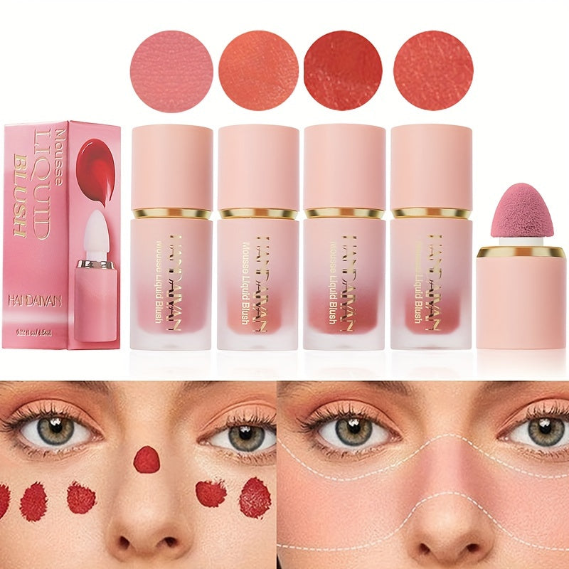 Brightening Velvet Liquid Blush – Long-Lasting &amp; Waterproof for All Skin Tones