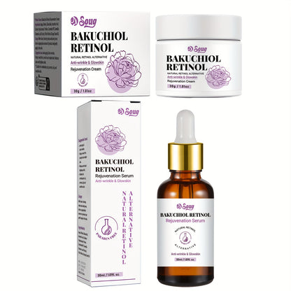 Soy+ Bakuchiol & Vitamin C Anti-Aging Set – Collagen Boosting