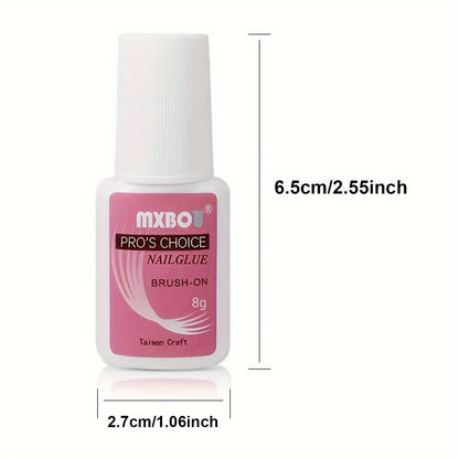 Super Strong Clear Nail Glue for Press-Ons & Acrylic Nails