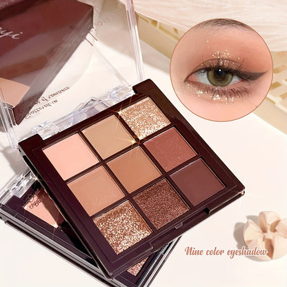 Charming Eyes.9-Color Chocolate Eyeshadow Palette.