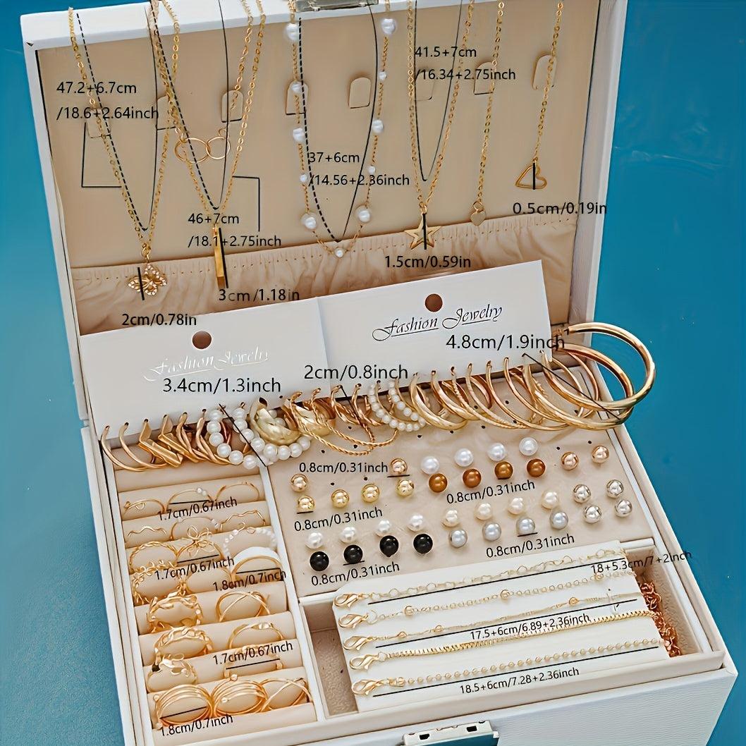 86-Piece Chic Jewelry Set for Every Occasion