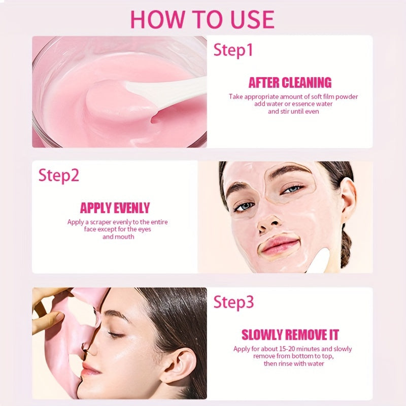 Rose Soft Powder Mask – Cleansing & Moisturizing, Delicate, Smooth & Shiny Skin