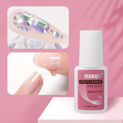 Super Strong Clear Nail Glue for Press-Ons & Acrylic Nails